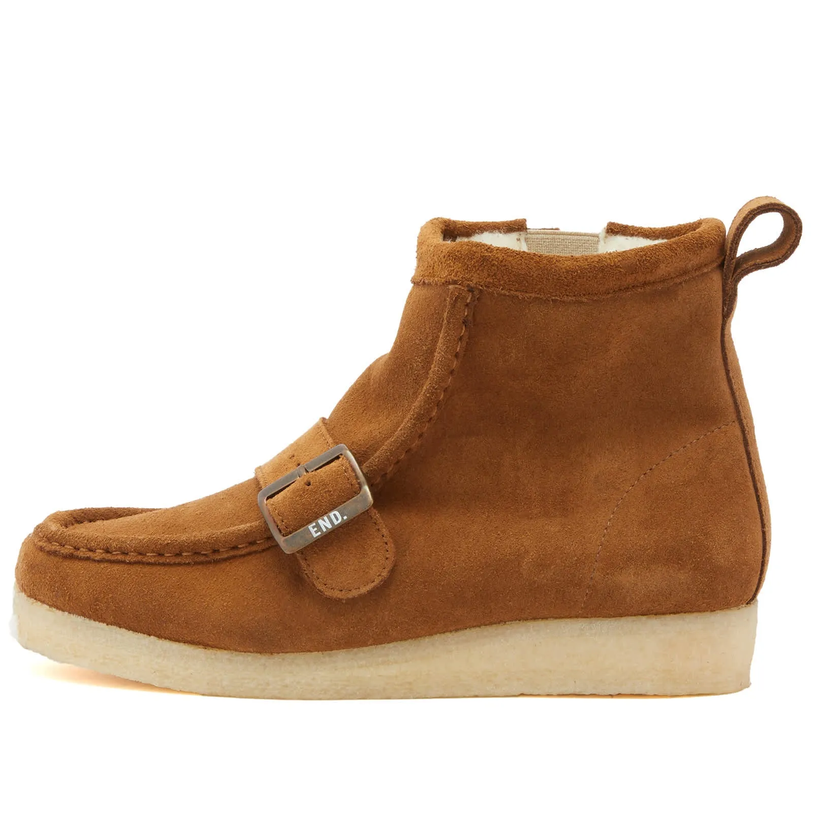 Boots End. X Clarks Originals X Beams Plus Walla Hi Strap, Dark Brown