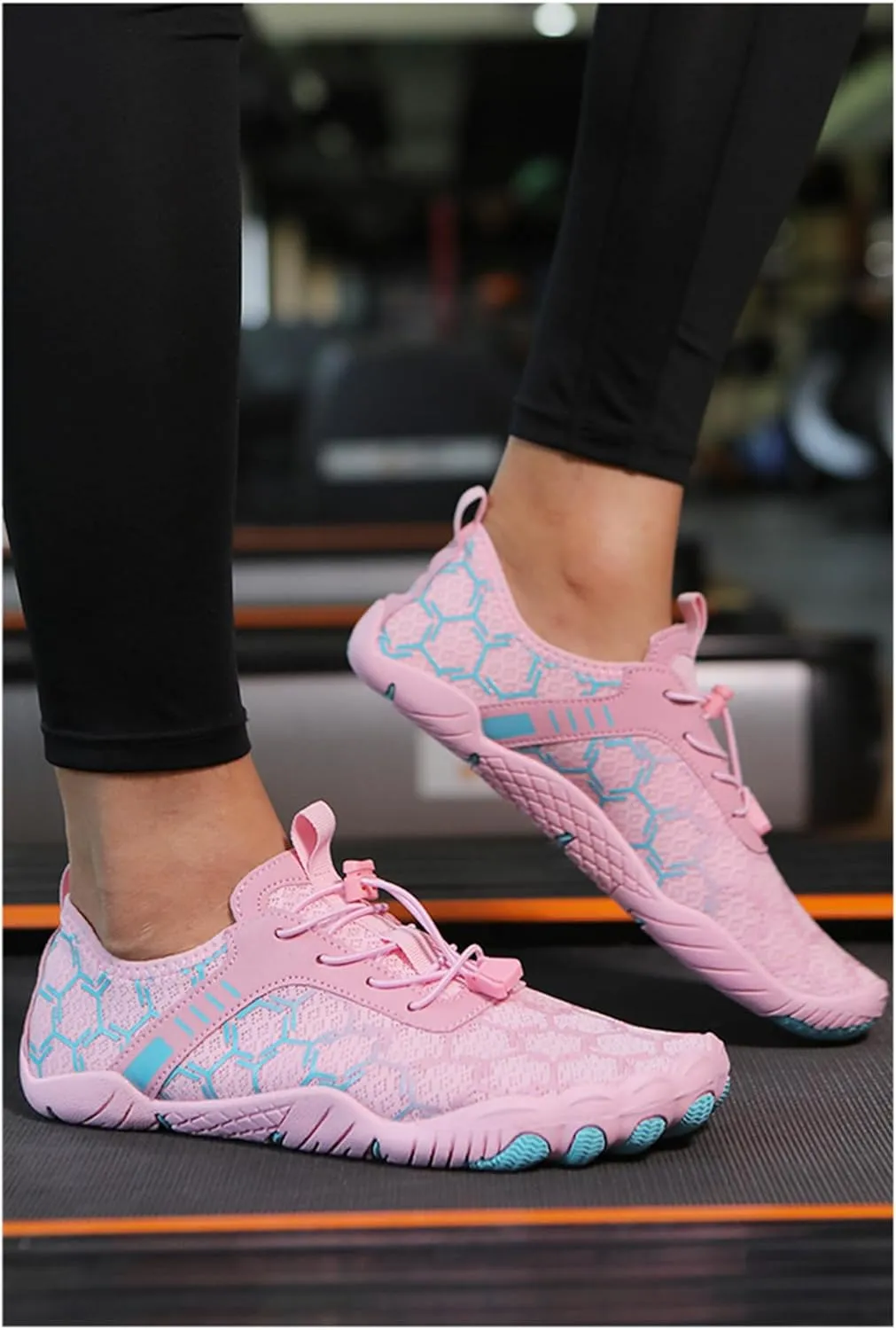Breathable Barefoot Shoes for Women Men Pro Barefoot Shoes with Wide Toe Box Healthy & Non-Slip Barefoot Shoes Grounded Footwear Barefoot Shoes Quick Dry Zero Drop Trail Running Shoes Hiking Sneakers
