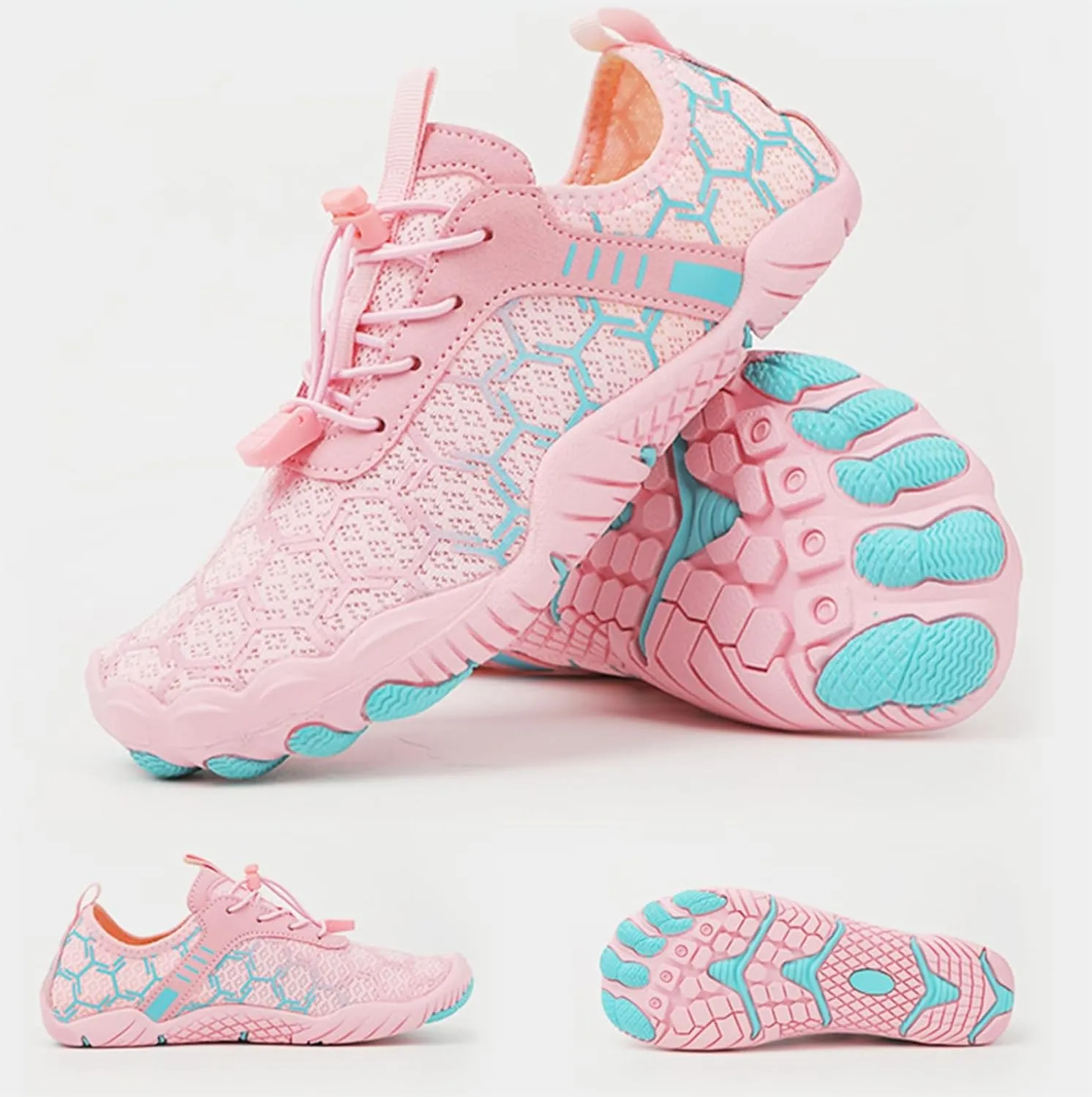 Breathable Barefoot Shoes for Women Men Pro Barefoot Shoes with Wide Toe Box Healthy & Non-Slip Barefoot Shoes Grounded Footwear Barefoot Shoes Quick Dry Zero Drop Trail Running Shoes Hiking Sneakers