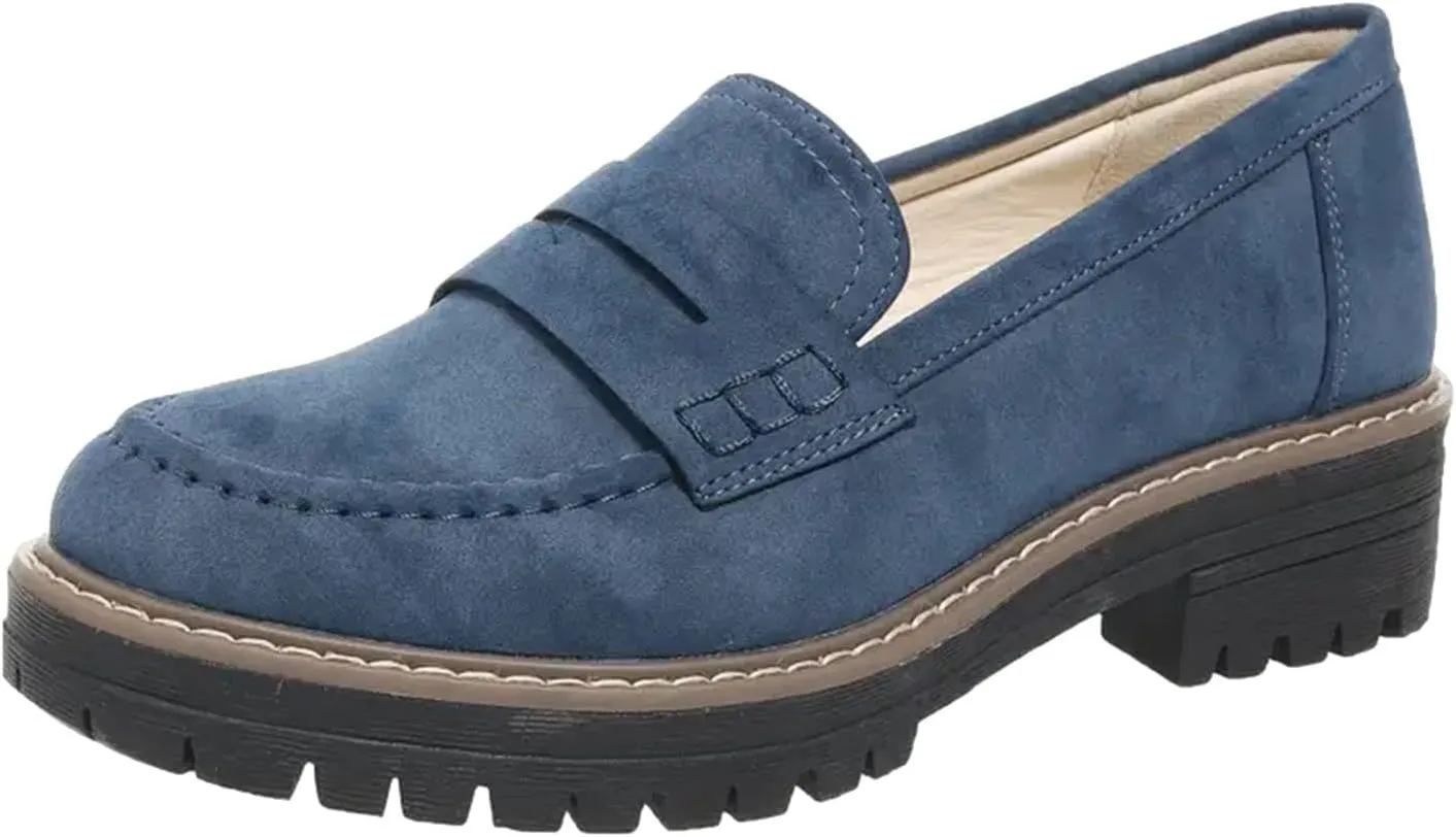 Cathalem Orthoture-Orthopedic Platform Loafers, Comfort Orthopedic Shoes, Womens Round Toe Walking Shoe, Slip on Shoes