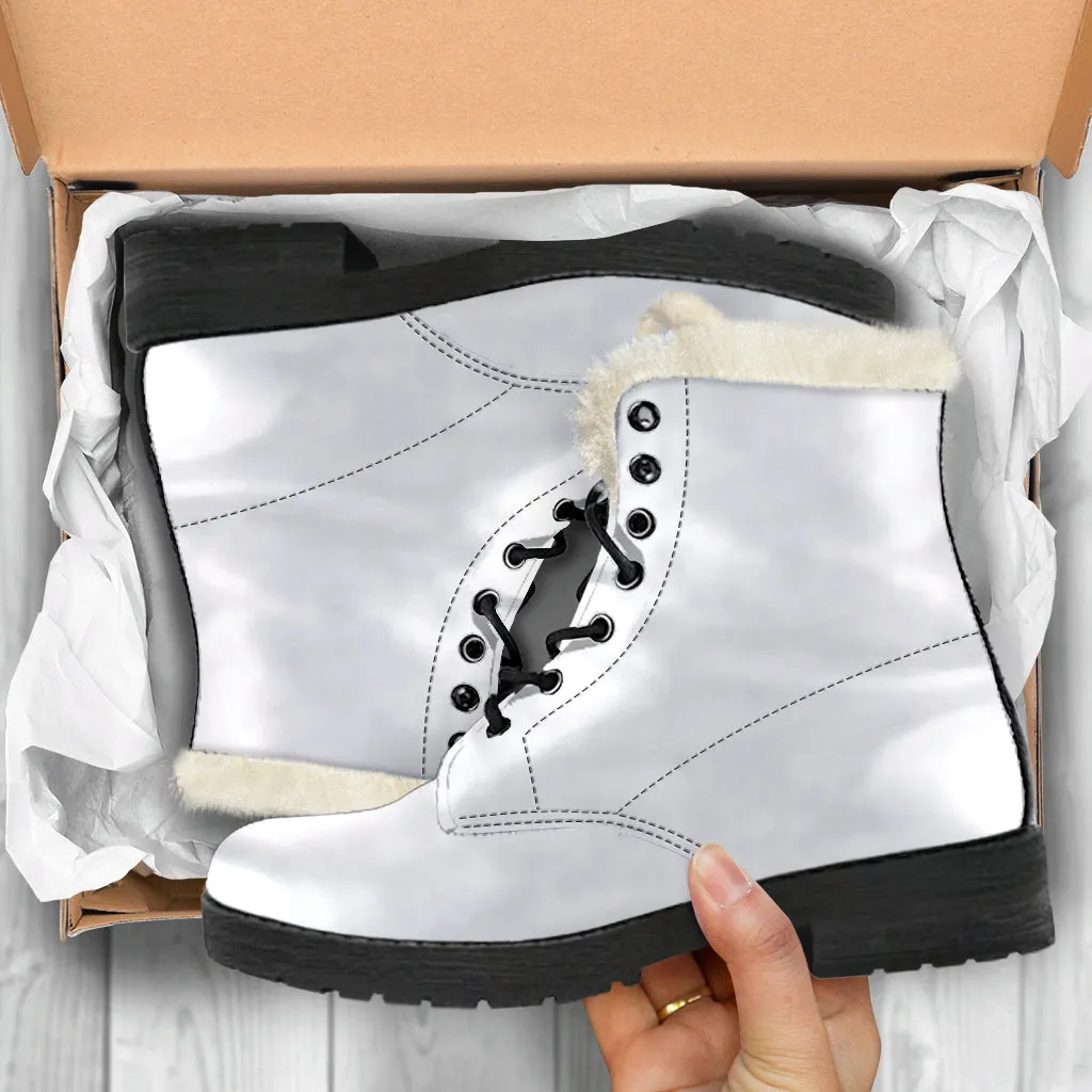 DIY Custom Faux Fur Leather Boot