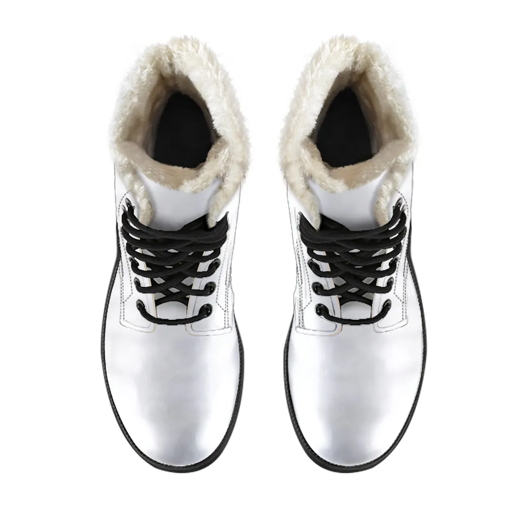 DIY Custom Faux Fur Leather Boot