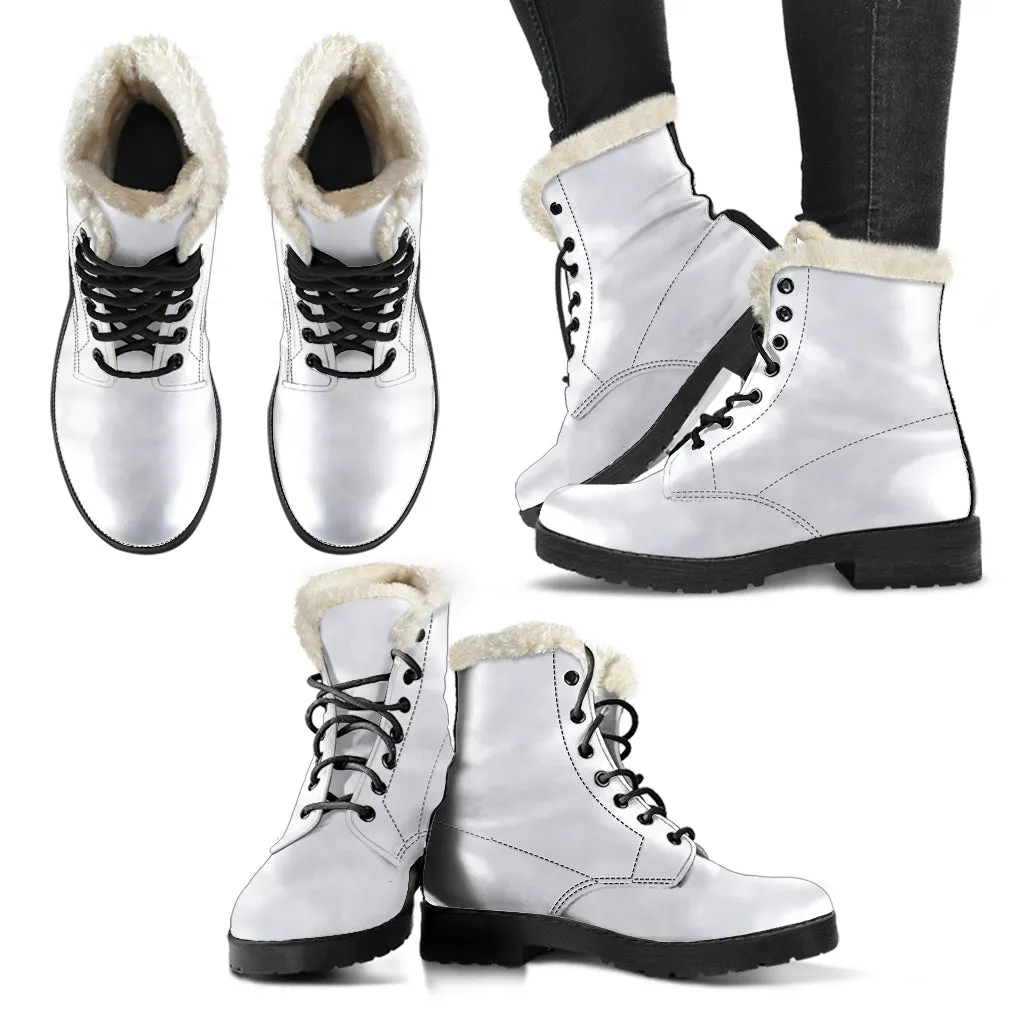 DIY Custom Faux Fur Leather Boot