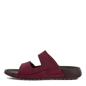 ECCO Women's Cozmo Two Band Slide Sandal, Morillo, 7-7. 5
