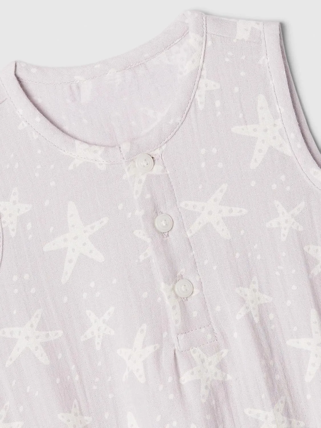 GAP baby-girls Unisex Woven Bubble Onepiece