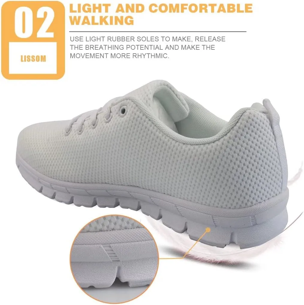 GIFTPUZZ Mens Sneakers Athletic Running Sports Shoes Breathable Mesh Tennis Shoes Non Slip Gym Workout Travel Shoes with Soft Non Slip Sole