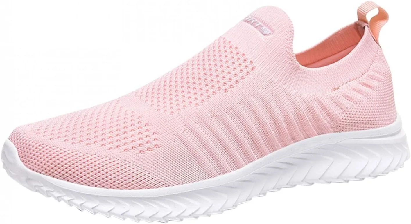 Hbeylia Womens Breathable Lightweight Mesh Walking Sneakers Shoes Fashion Hiking Work Nurse Mule Sport Shoes Slippers For Women Driving
