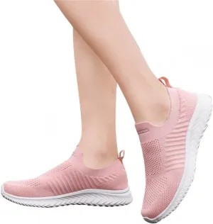 Hbeylia Womens Breathable Lightweight Mesh Walking Sneakers Shoes Fashion Hiking Work Nurse Mule Sport Shoes Slippers For Women Driving