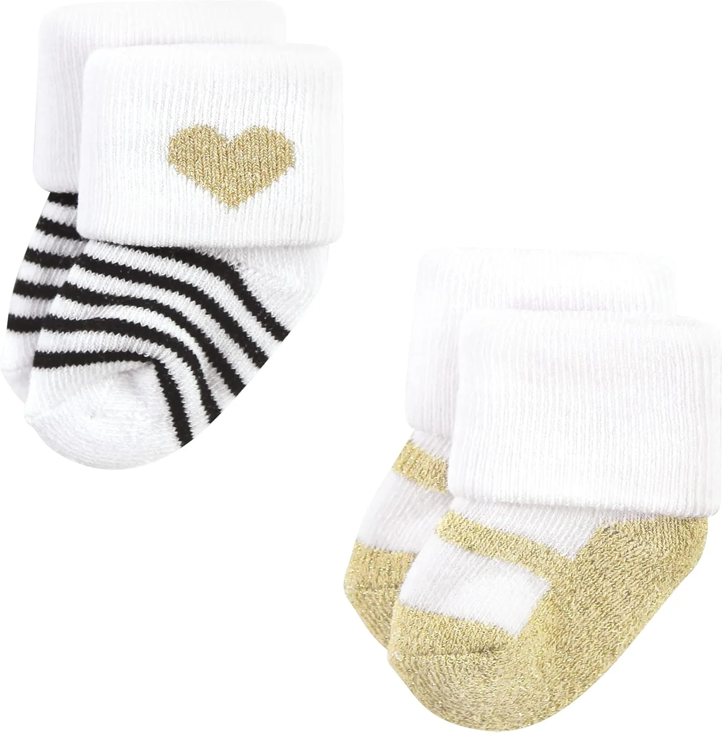 Hudson Baby Baby Cotton Rich Newborn and Terry Socks