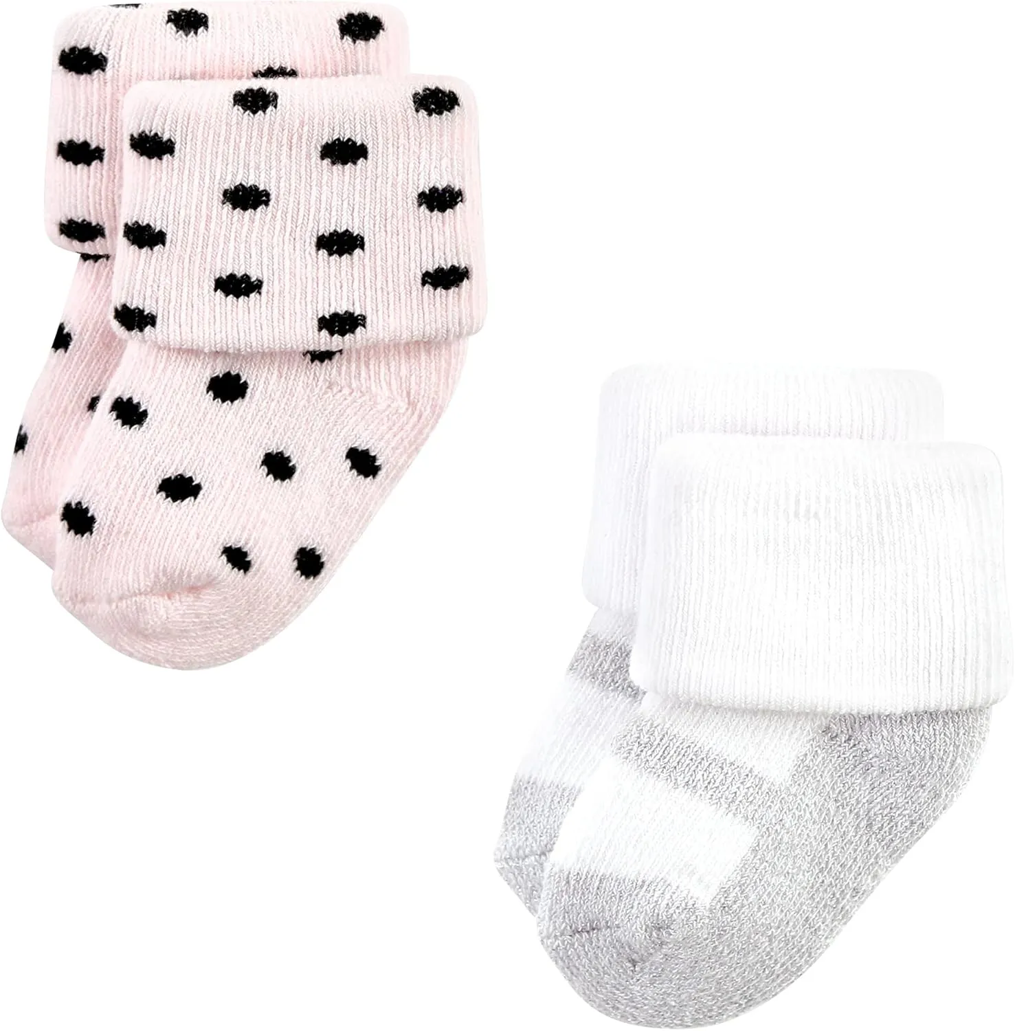 Hudson Baby Baby Cotton Rich Newborn and Terry Socks