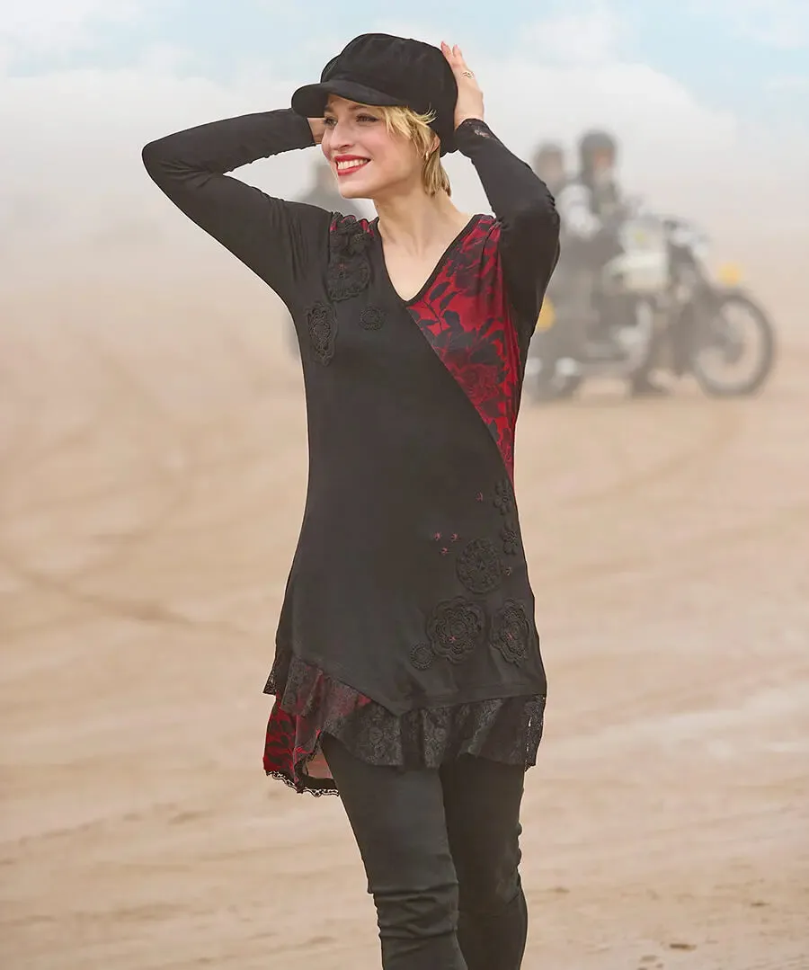 Joe Browns 16 Black Joe's Favourite Cutabout Jersey Tunic