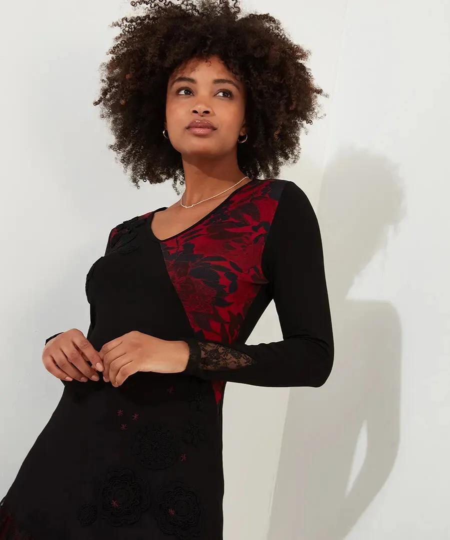 Joe Browns 16 Black Joe's Favourite Cutabout Jersey Tunic