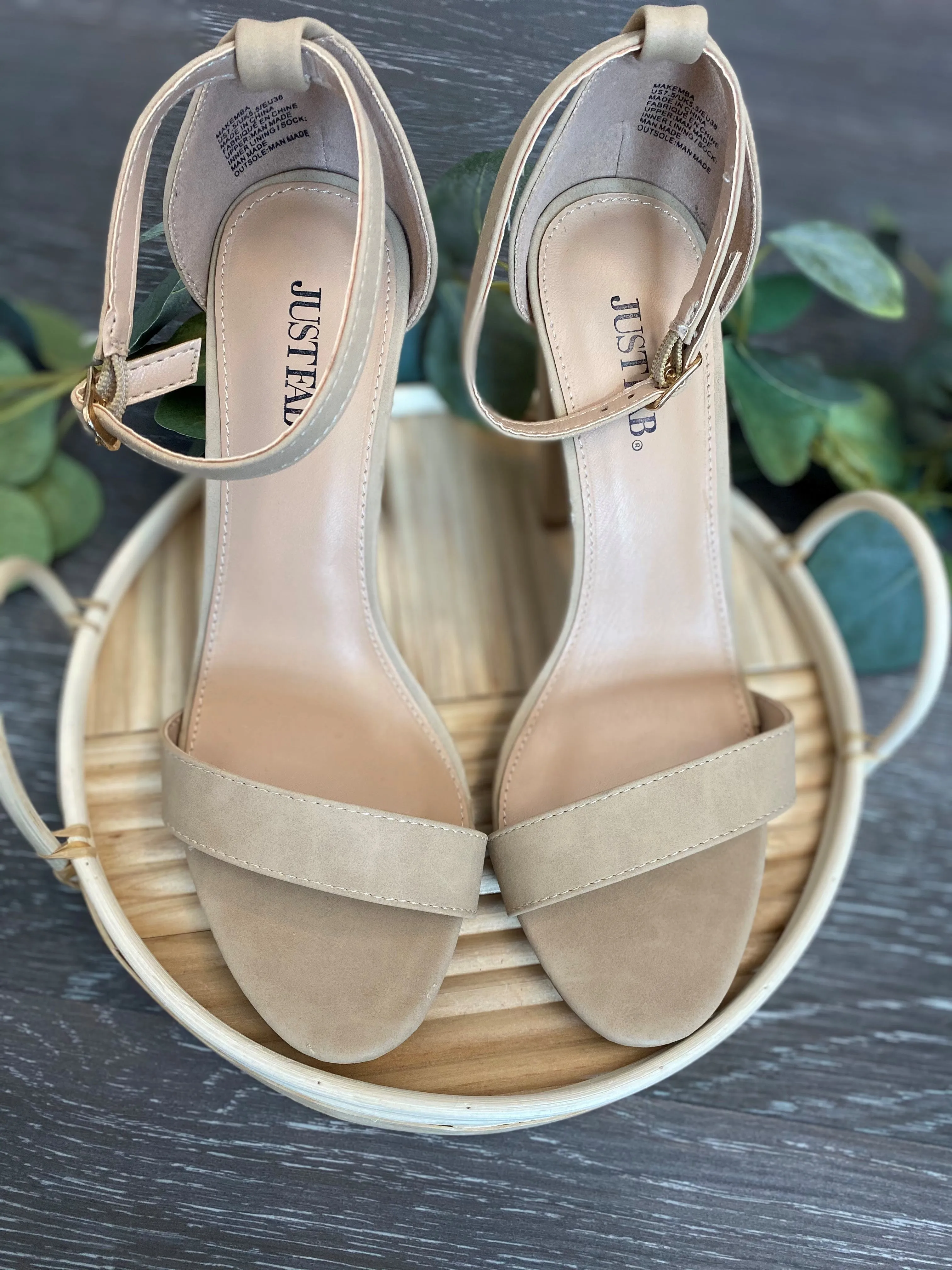 Just FAB Nude Heels