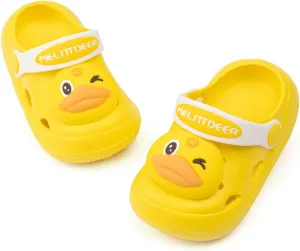 Kannior Toddler Kids Boys Girls EVA Garden Clogs Summer Outdoor Slip On Shoes Cute Animal Water Sandals Children Lightweight Slipper Beach Pool Play Shoes (Baby/Toddler Kids)