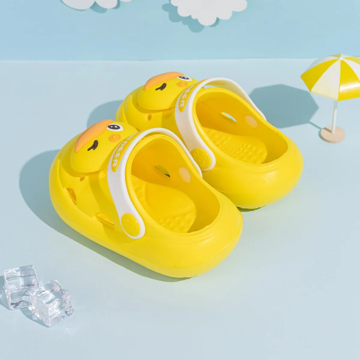 Kannior Toddler Kids Boys Girls EVA Garden Clogs Summer Outdoor Slip On Shoes Cute Animal Water Sandals Children Lightweight Slipper Beach Pool Play Shoes (Baby/Toddler Kids)