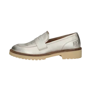 Leder Loafers metallic