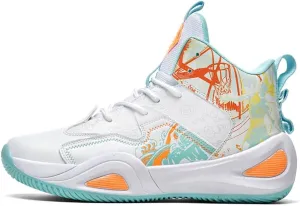 Men's Basketball Shoes Mid Basketball Sneakers Non-Slip Outdoor Cushioning Workout Shoes