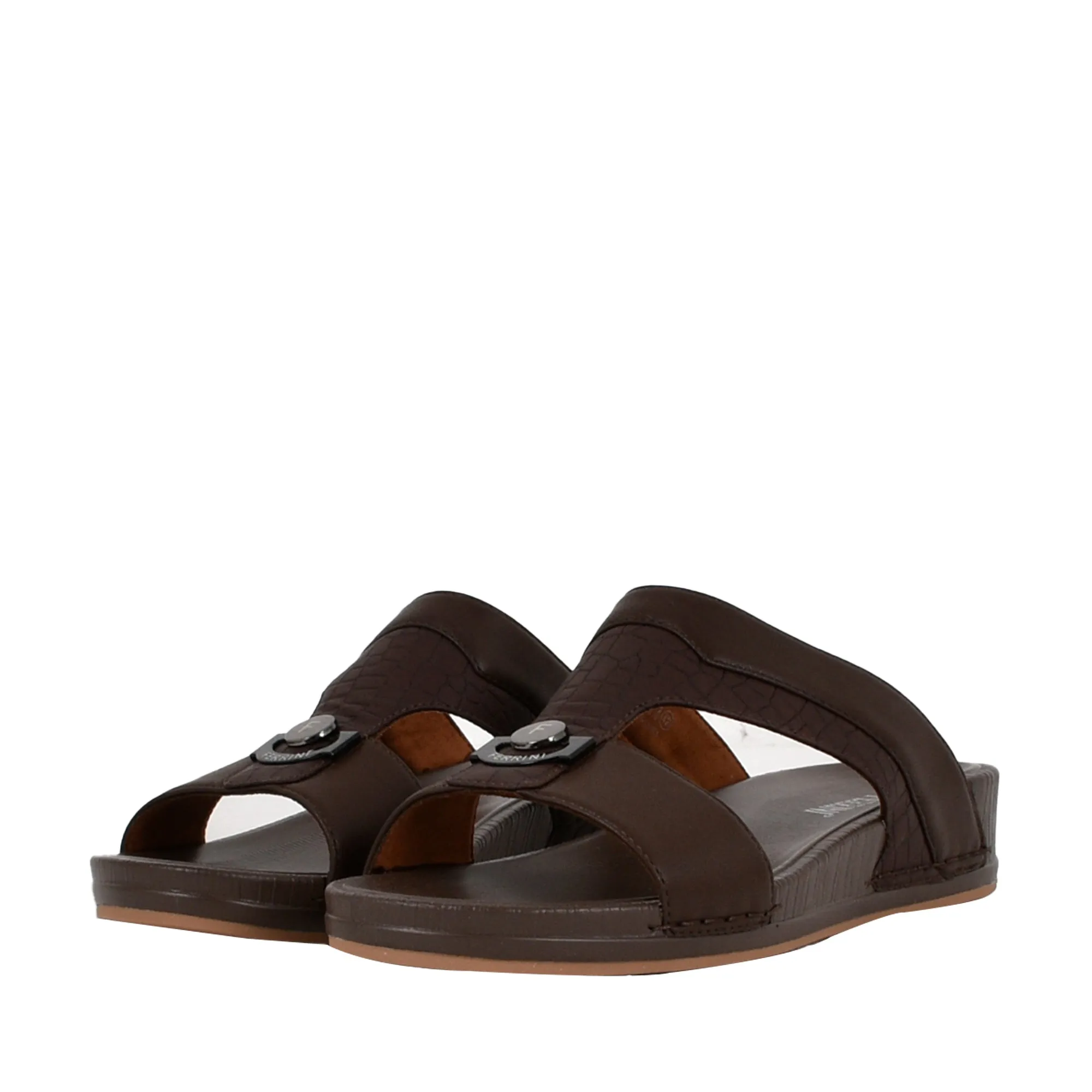 Mens Casual Arabic Slippers Brown