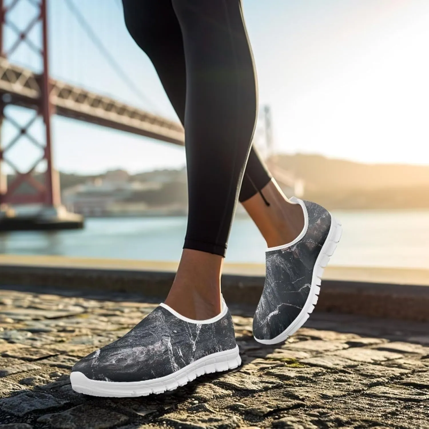 Mens Slip On Lightweight Low-Cut Casual Sneakers Non-Slip Fashion Leisure Shoes for Traveling Camping Jogging Size 5-14