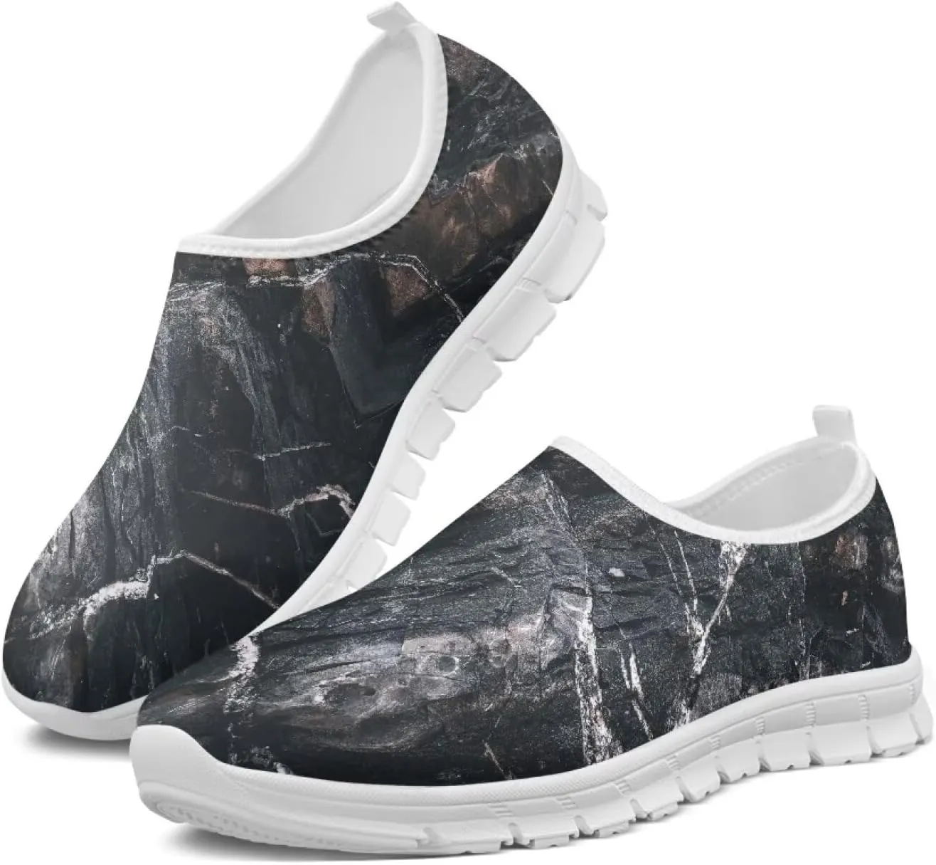 Mens Slip On Lightweight Low-Cut Casual Sneakers Non-Slip Fashion Leisure Shoes for Traveling Camping Jogging Size 5-14