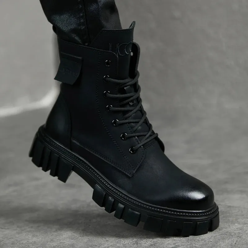 Platform winter boots