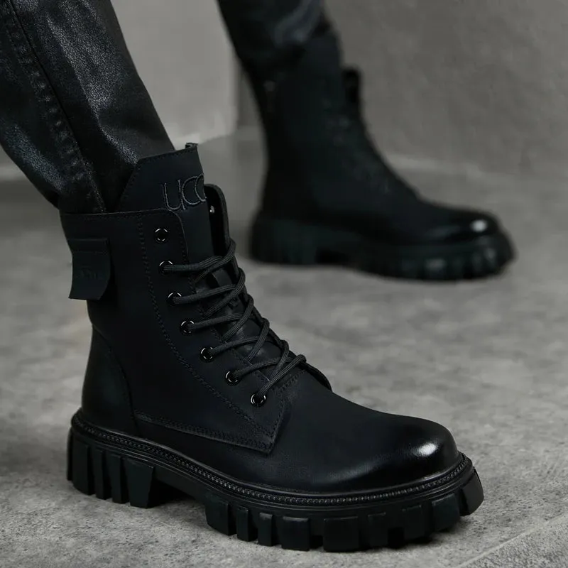 Platform winter boots