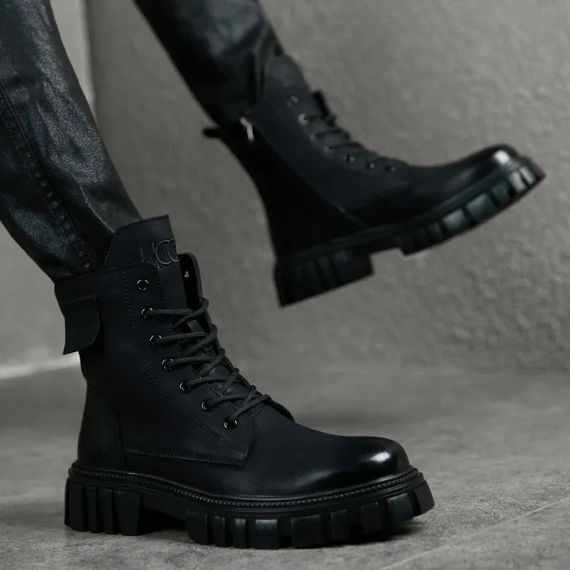Platform winter boots