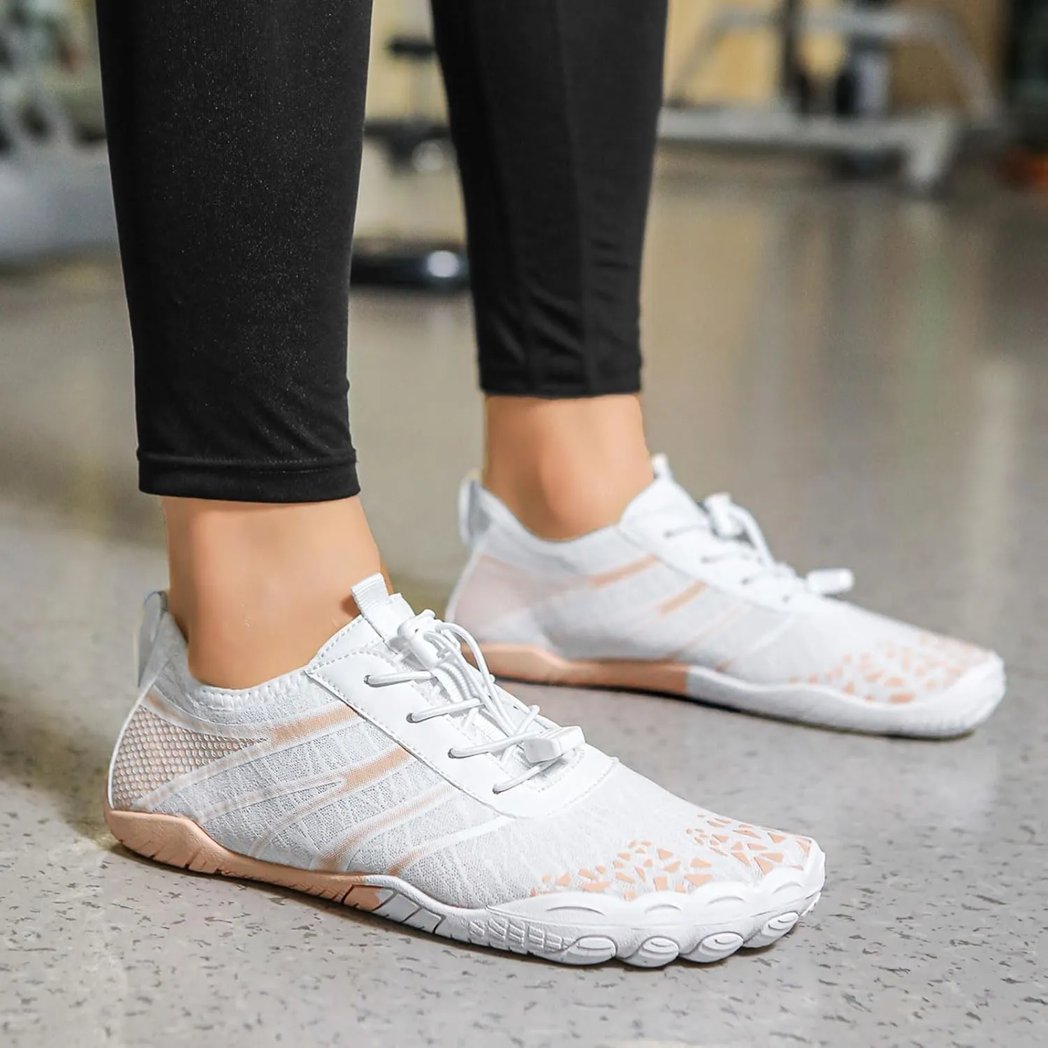 Pro Hike Barefoot Shoes for Women Men Footwear Barefoot Shoes with Wide Toe Box, Healthy & Non-Slip Breathable Athletic Beach Swim Trail Running Hiking Shoes