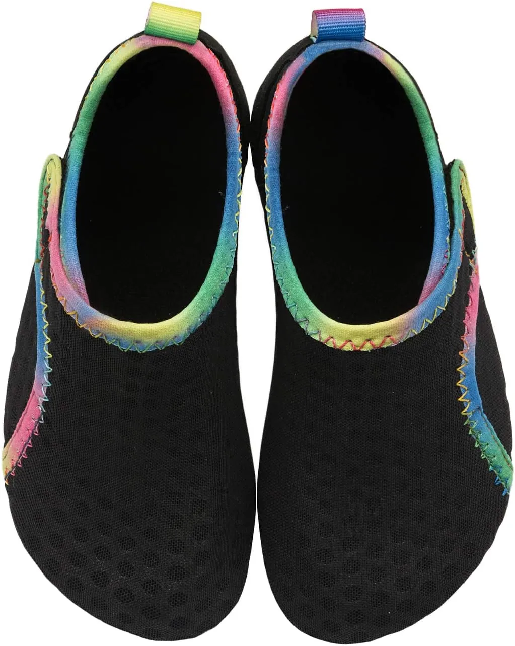 Scurtain Kids Toddler Water Shoes Barefoot Quick-Dry Aqua Socks for Boys Girls Baby with Non-Slip Rubber Sole