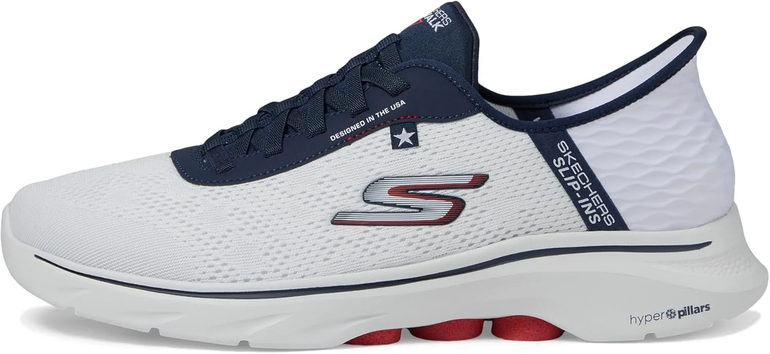 SKECHERS Men's Go Walk 7 Hands Free Slip-ins Americana Sneaker