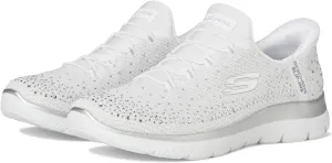 Skechers Women's Summits Brilliant Shine Hands Free Slip-ins Sneaker