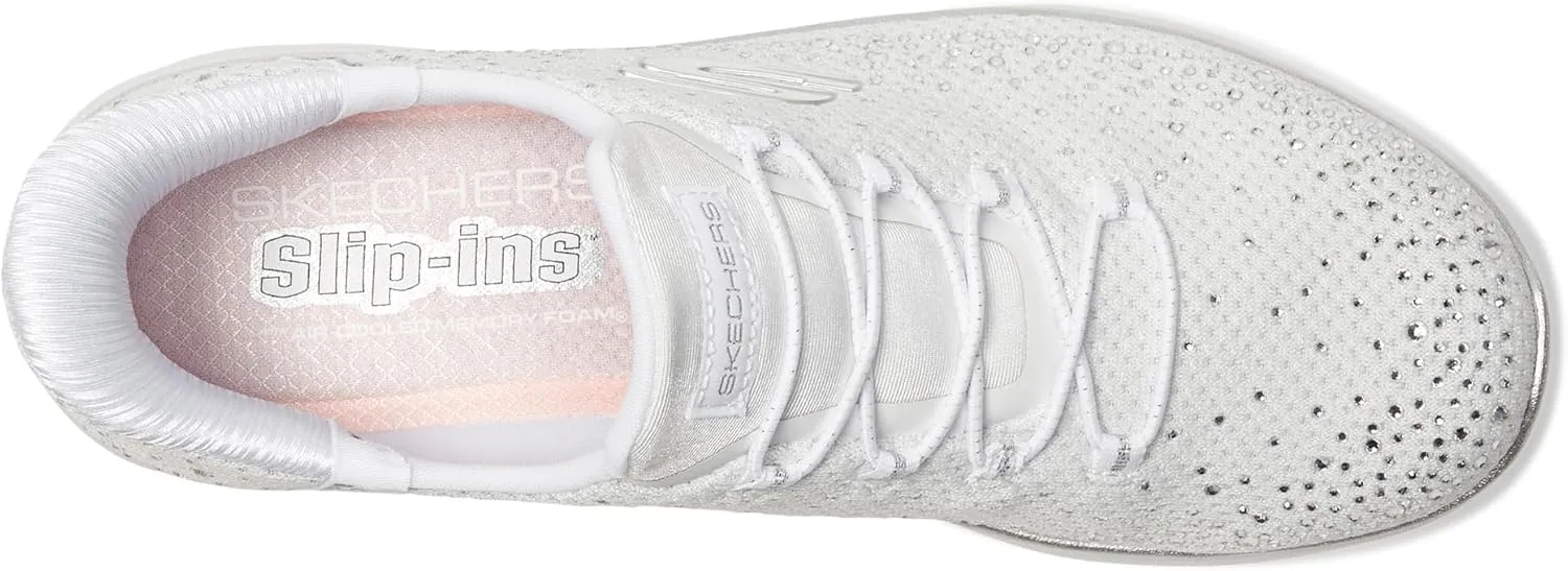 Skechers Women's Summits Brilliant Shine Hands Free Slip-ins Sneaker