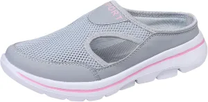 Slip On Shoes Womens Lightweight Orthopedic Sneakers Casual Breathable Slippers Closed Toe Slides Walking Shoes with Arch Support