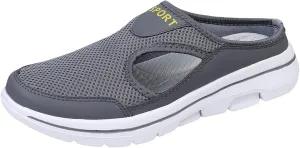 Slip On Shoes Womens Lightweight Orthopedic Sneakers Casual Breathable Slippers Closed Toe Slides Walking Shoes with Arch Support