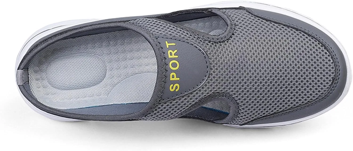 Slip On Shoes Womens Lightweight Orthopedic Sneakers Casual Breathable Slippers Closed Toe Slides Walking Shoes with Arch Support