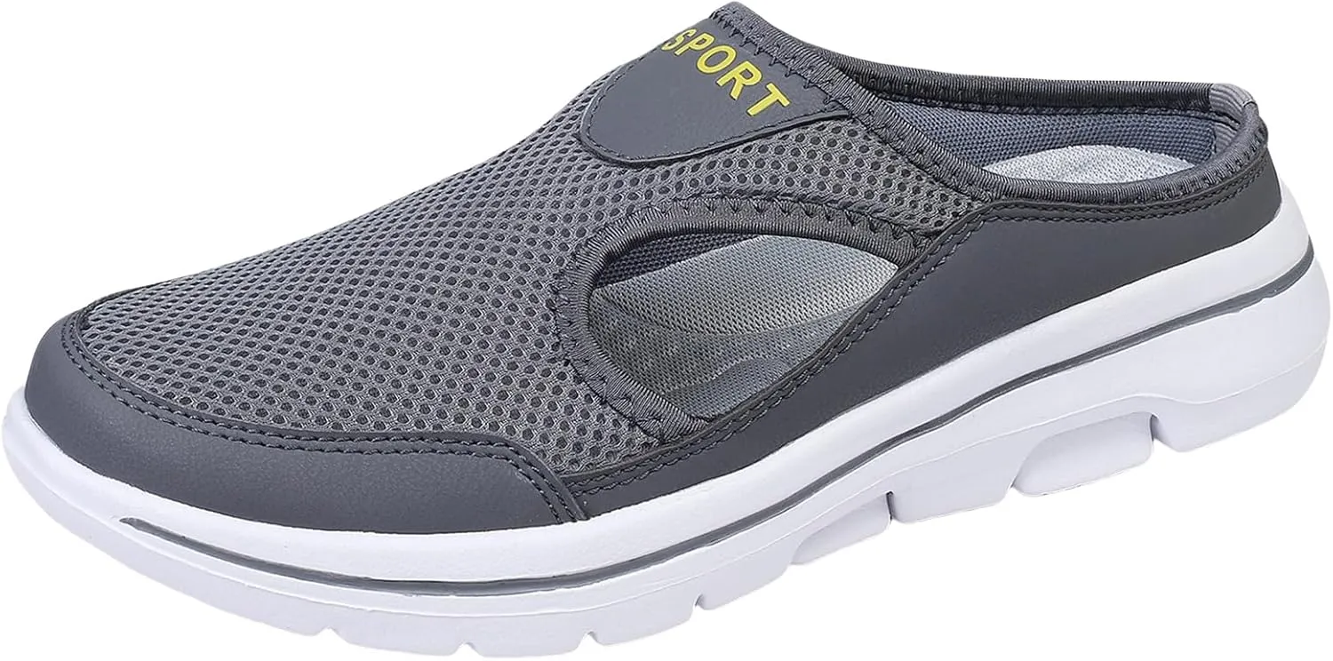 Slip On Shoes Womens Lightweight Orthopedic Sneakers Casual Breathable Slippers Closed Toe Slides Walking Shoes with Arch Support