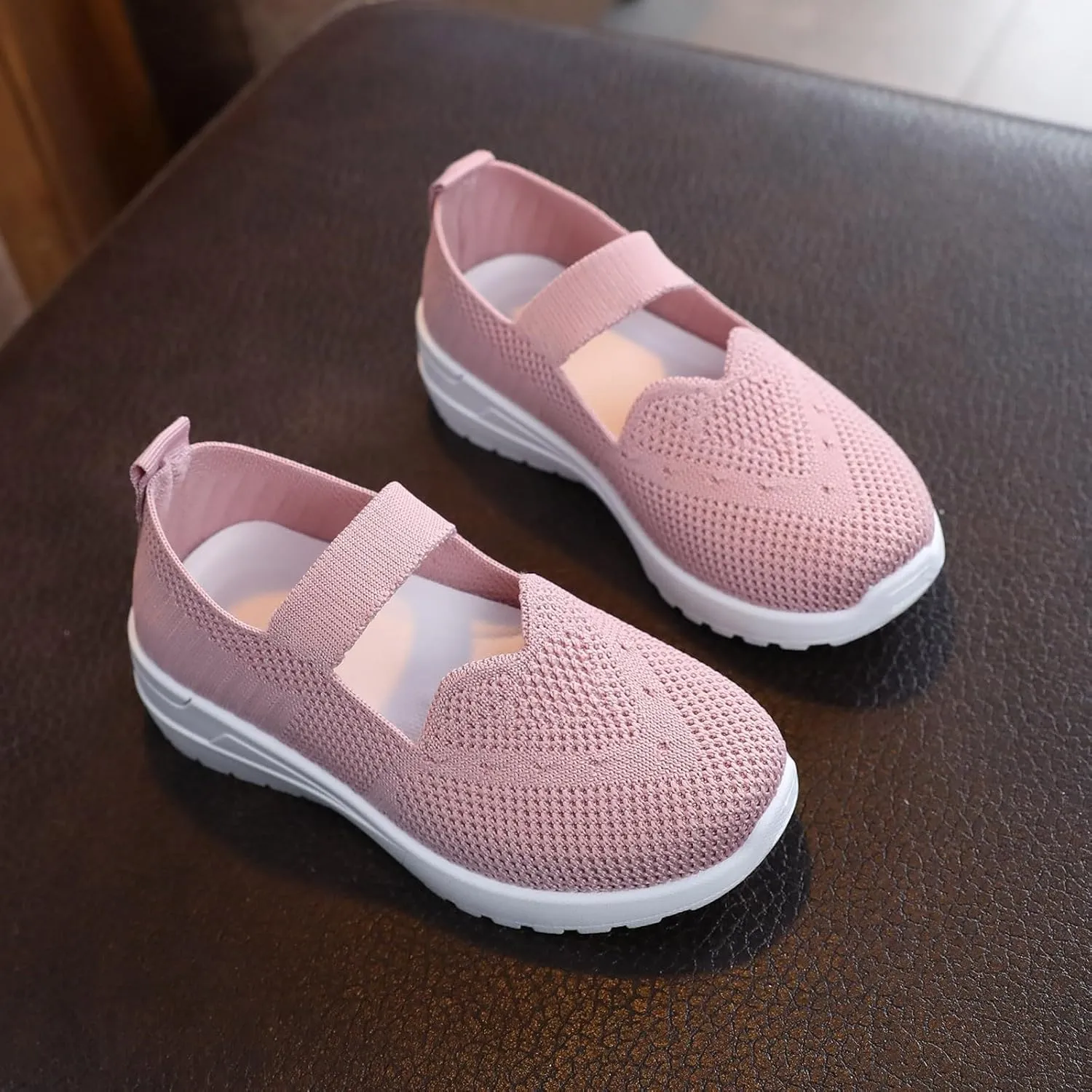 Toddler Toe Box Shoes Toddler Shoes Boy Girl Sneakers Running Tennis Mesh Casual Slip On