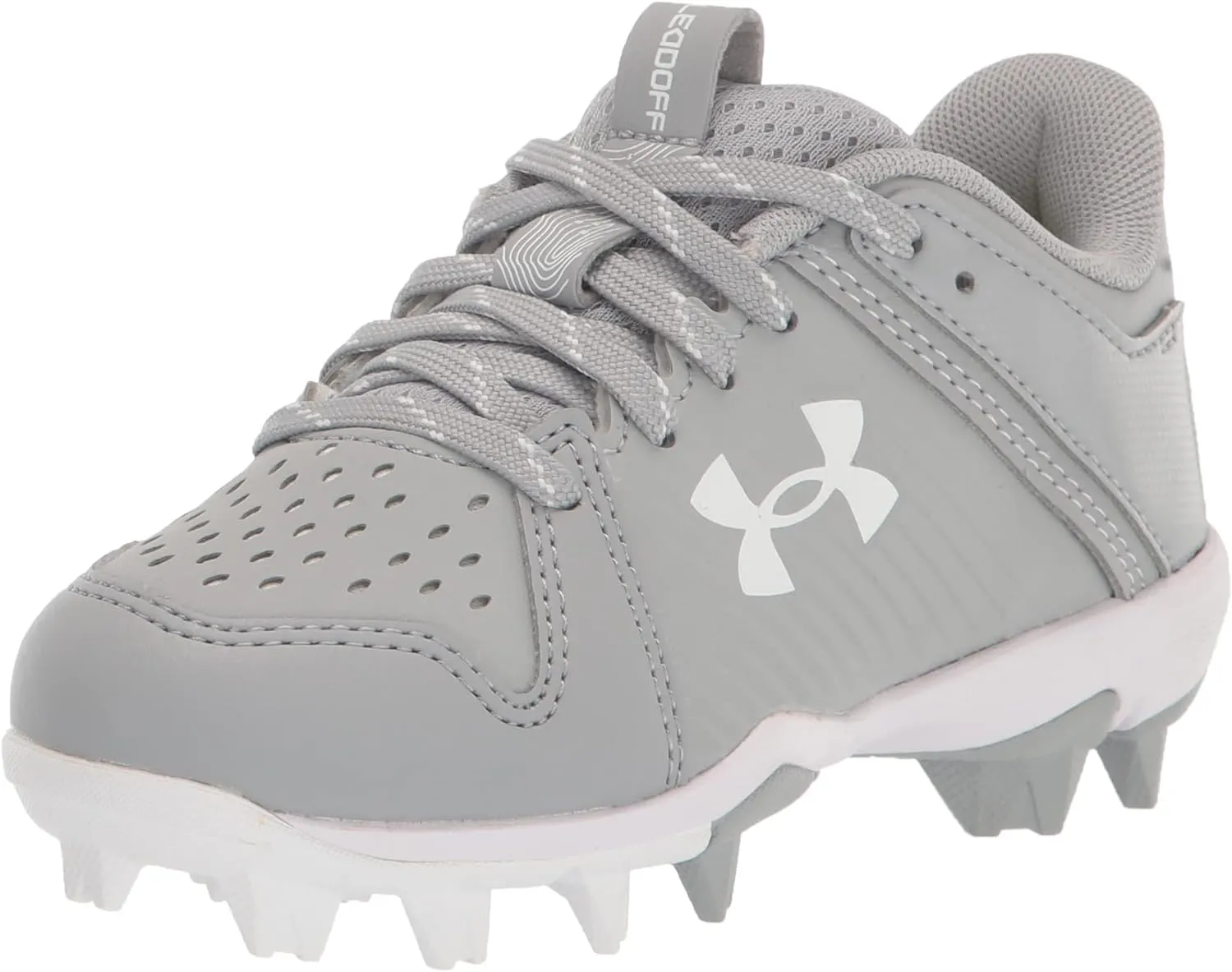 Under Armour Boys' Leadoff Low Junior Rubber Molded Baseball Cleat