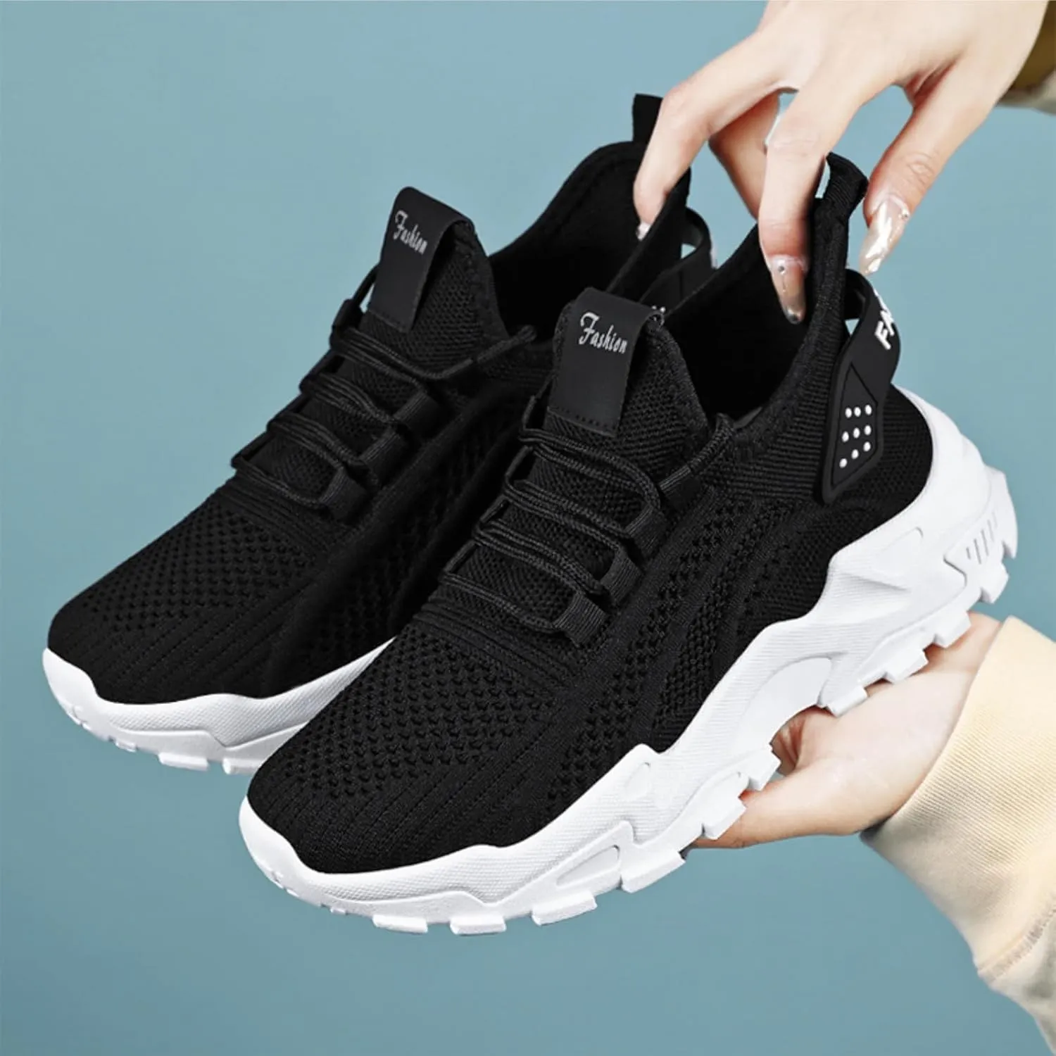 Womens Fashion Sneakers Summer Breathable Mesh Hollow Out Slip on Walking Shoes Athletic Comfortable Workout Gym Orthopedic Shoes Lightweight Soft Sole Platform Sneakers