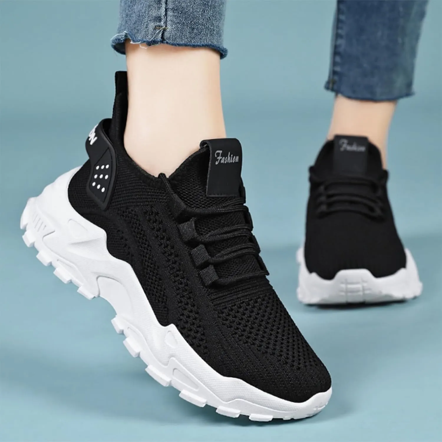 Womens Fashion Sneakers Summer Breathable Mesh Hollow Out Slip on Walking Shoes Athletic Comfortable Workout Gym Orthopedic Shoes Lightweight Soft Sole Platform Sneakers