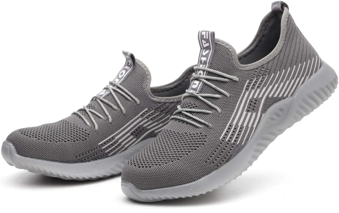 Work Shoes Steel Toe Safety Shoes Puncture Proof Construction Shoes Comfortable Non-Slip Sneakers
